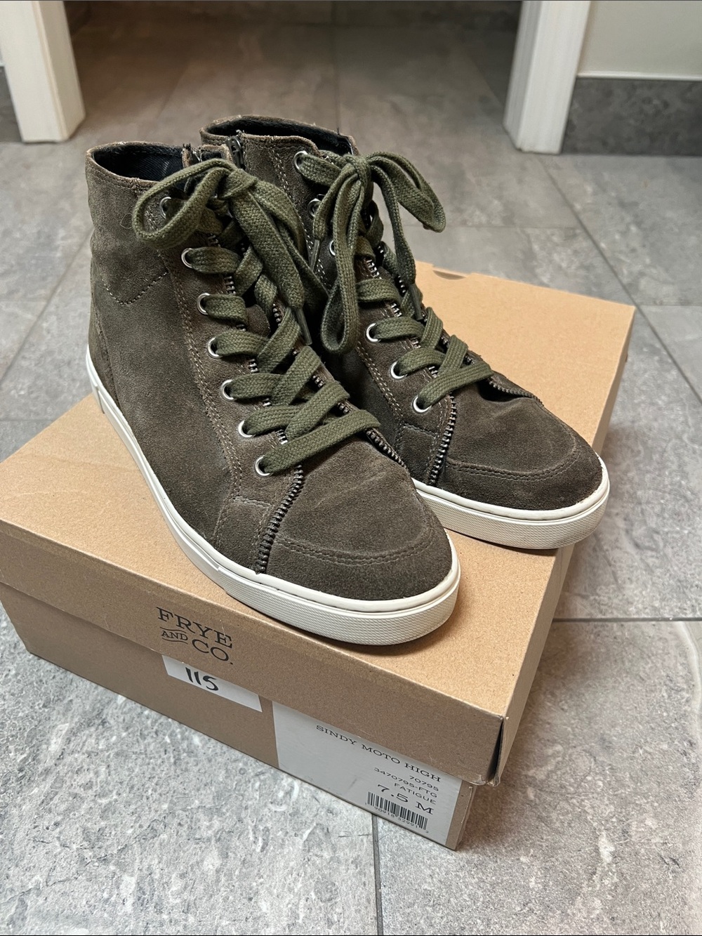 Frye And Co. Sunday Moto High Sneakers